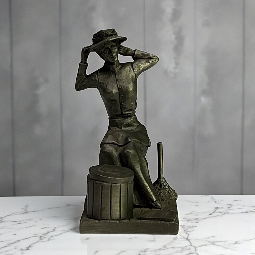 Vintage Franklin Mint Direct from Sears Pewter Figurine Collectible From 1979